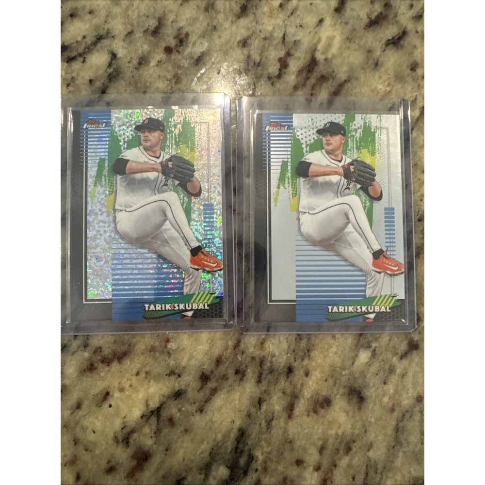 2026 Topps Finest Tarik Skubal Mini Diamond Refractor #55 Detroit Tigers